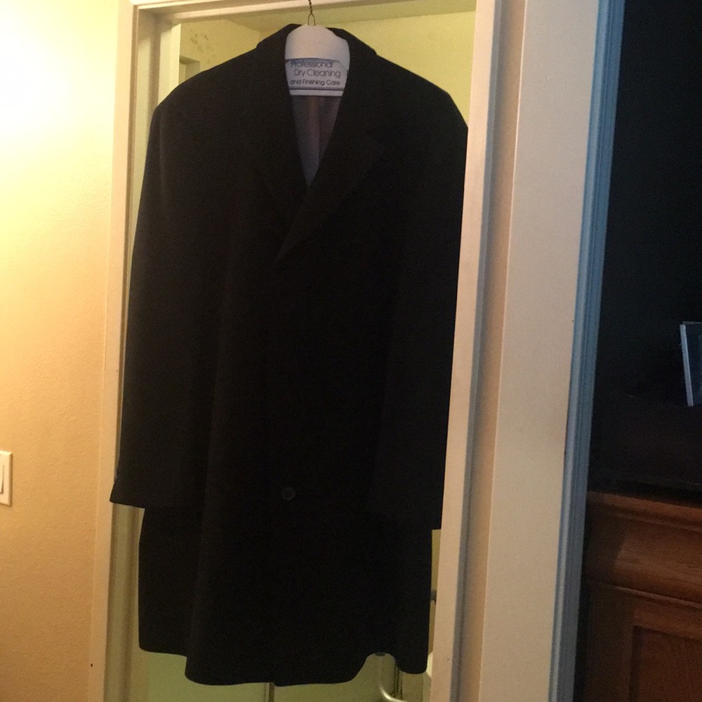 Classic Black Men's Coat